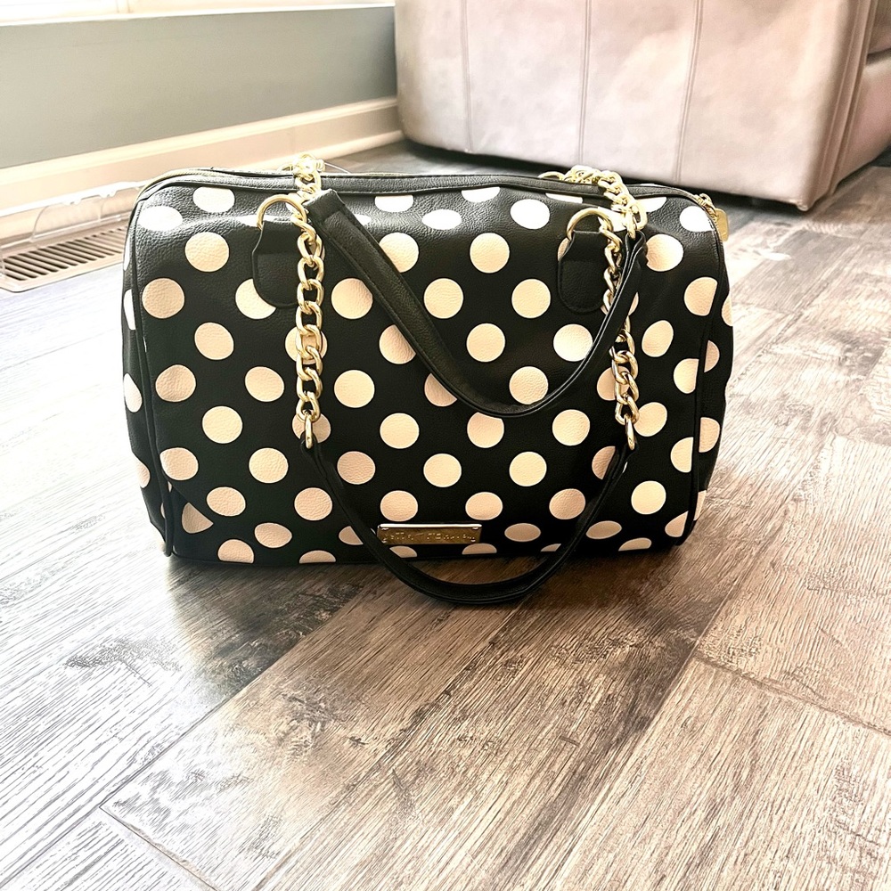 NWT Betsey Johnson Polka Dot Bag - Picture 2 of 11